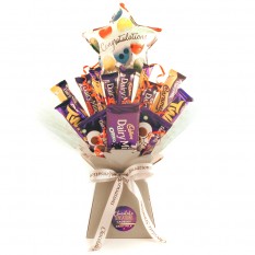 Hampers and Gifts to the UK - Send the Congratulations Dairy Milk Chocolate Bouquet