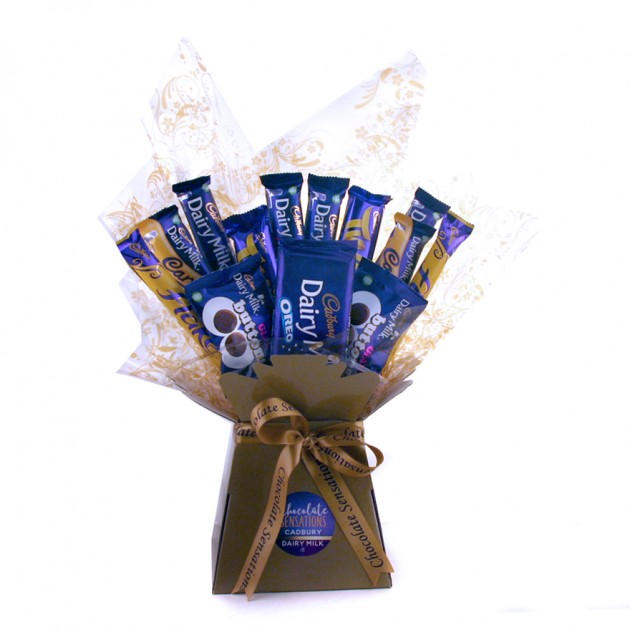 Hampers and Gifts to the UK - Send the Dairy Milk Chocolate Bouquet 
