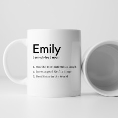 Hampers and Gifts to the UK - Send the Personalised Dictionary Definition Mug