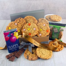 Hampers and Gifts to the UK - Send the Happy Birthday Cookies Gift Box 