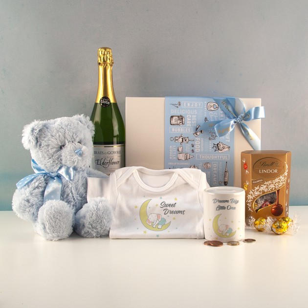 Hampers and Gifts to the UK - Send the Baby Boy Sweet Dreams Gift Set