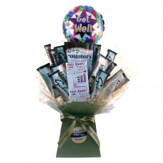 Hampers and Gifts to the UK - Send the Get Well Galaxy Chocolate Bouquet