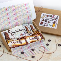 Hampers and Gifts to the UK - Send the Personalised Galaxy Chocolate Letterbox Gift