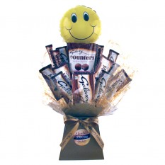 Hampers and Gifts to the UK - Send the Happiness is a Galaxy Chocolate Bouquet
