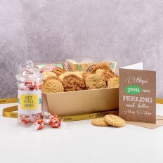 Hampers and Gifts to the UK - Send the Biscuit Favourites Hamper - GET WELL