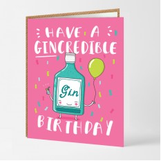 Hampers and Gifts to the UK - Send the Have a Gincredible Birthday Card