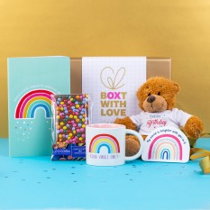 Hampers and Gifts to the UK - Send the Over the Rainbow Birthday Gift Box 