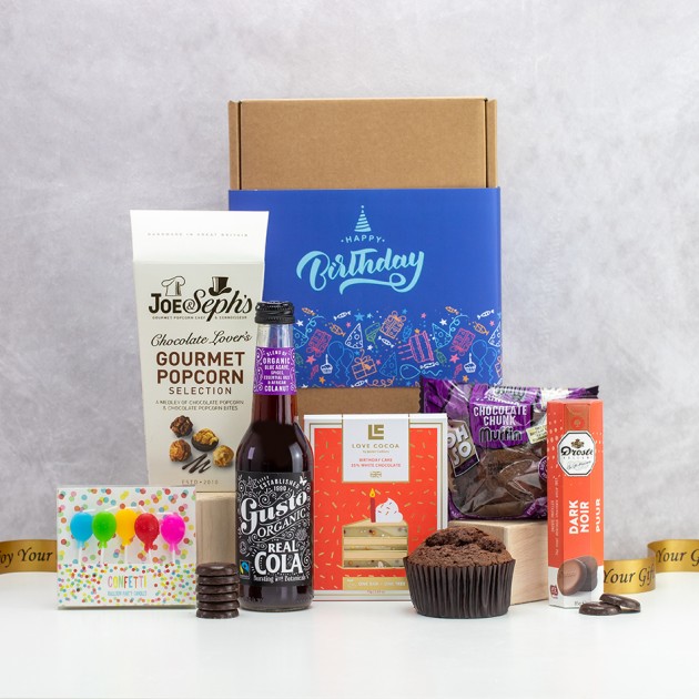 Hampers and Gifts to the UK - Send the Birthday Gourmet Delights Hamper