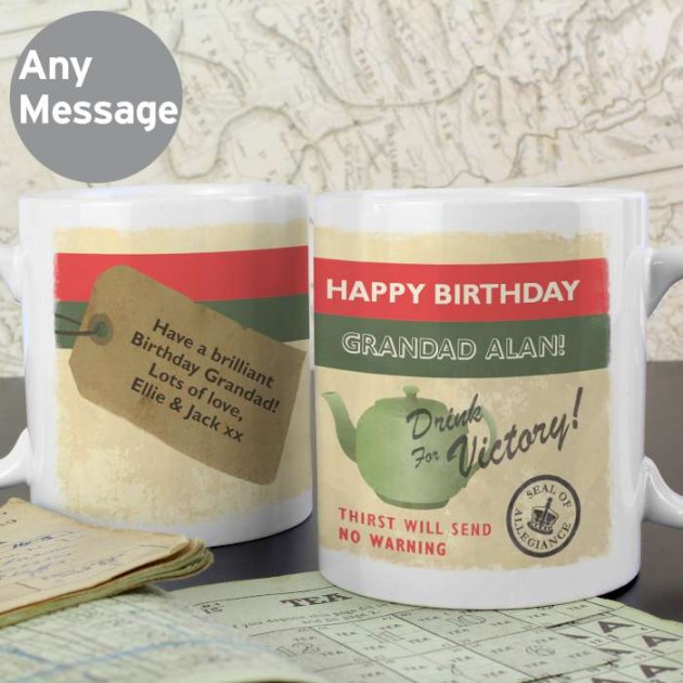 Hampers and Gifts to the UK - Send the Personalised Nostalgia Mug