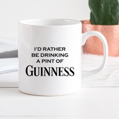 Hampers and Gifts to the UK - Send the I'd Rather Be Drinking Guinness Mug