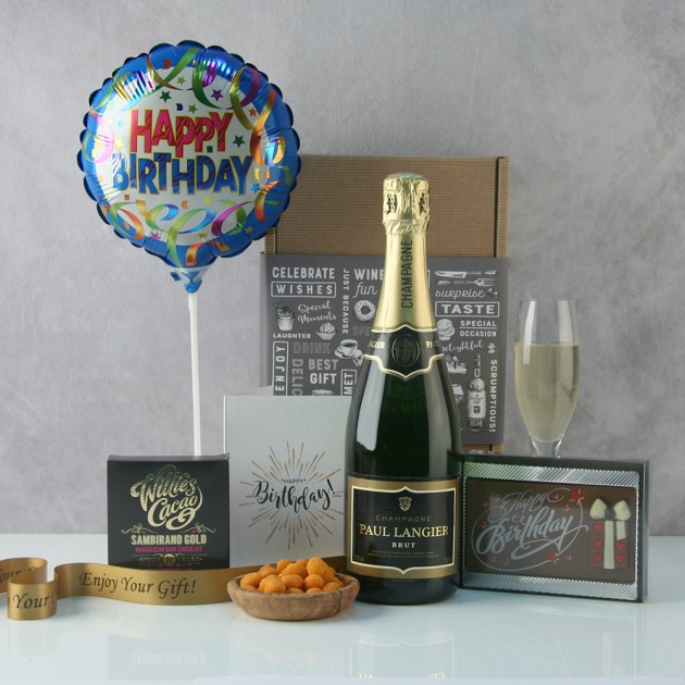 Hampers and Gifts to the UK - Send the Birthday Champagne Celebration