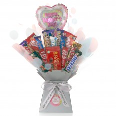 Hampers and Gifts to the UK - Send the Chocolate Medley Happy Mother's Day Bouquet