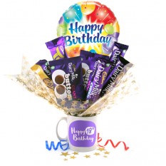 Hampers and Gifts to the UK - Send the Happy 18th Birthday Chocolate Bouquet In A Mug