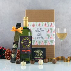 Hampers and Gifts to the UK - Send the Christmas Wine Gifts -  The Holly and the Berries