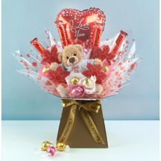 Hampers and Gifts to the UK - Send the Hug Me I Love You Chocolate Bouquet
