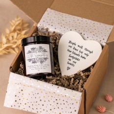 Hampers and Gifts to the UK - Send the With Sympathy Gift Box - Footprints On Our Hearts