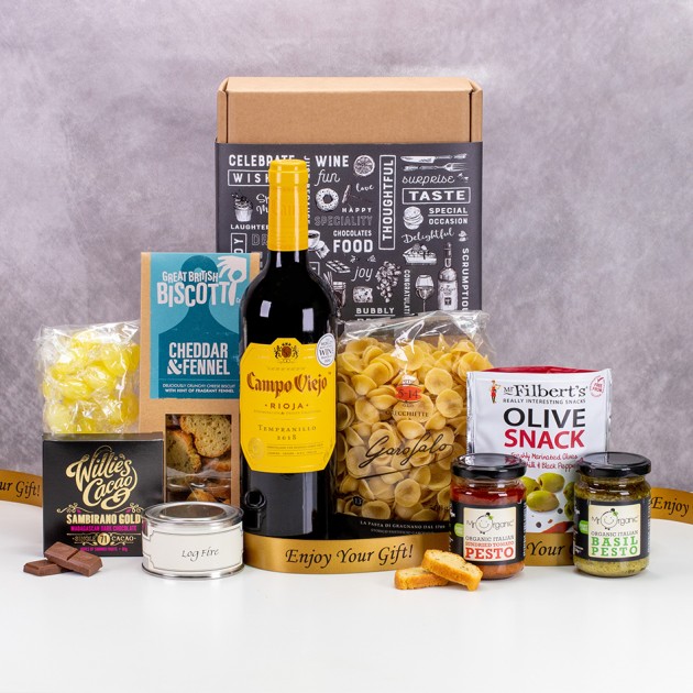 Hampers and Gifts to the UK - Send the Italian Night In Hamper