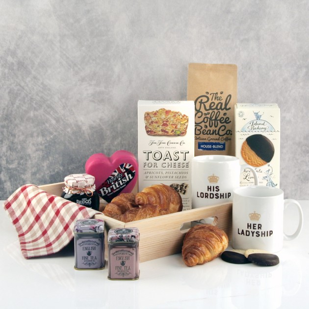 Hampers and Gifts to the UK - Send the His Lordship & Ladyship Breakfast Hamper 