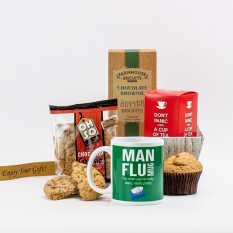 Hampers and Gifts to the UK - Send the Get Well Gift for Him - Man Flu Cookies