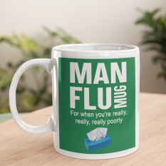 Hampers and Gifts to the UK - Send the Man Flu Mug 