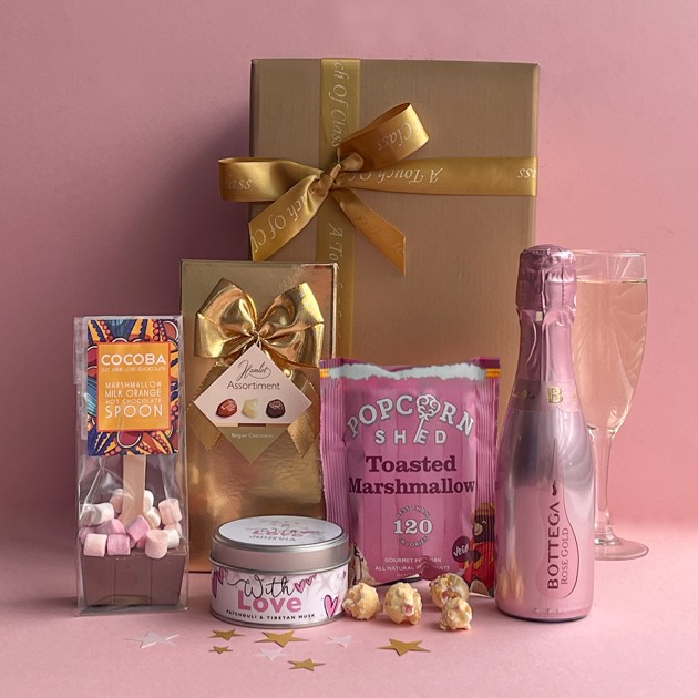 Hampers and Gifts to the UK - Send the Golden Moments with Love & Prosecco