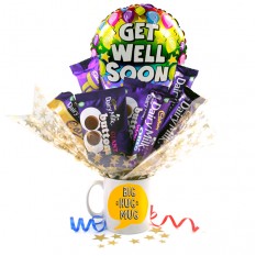 Hampers and Gifts to the UK - Send the Big Hug Dairy Milk Bouquet In A Mug 
