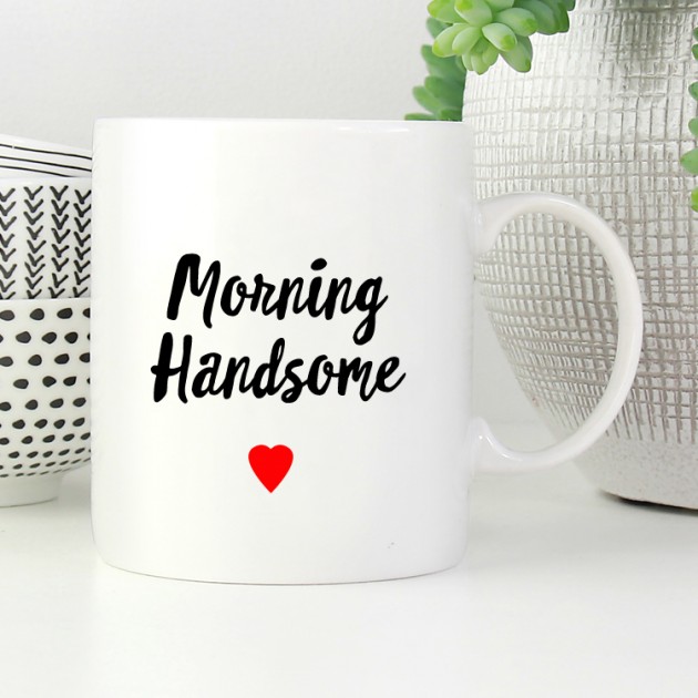 Hampers and Gifts to the UK - Send the Morning Handsome Mug