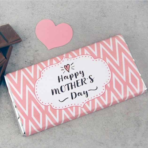Hampers and Gifts to the UK - Send the Happy Mother's Day Chocolate Bar 