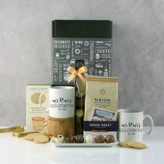 Hampers and Gifts to the UK - Send the Mr and Mrs Personalised Mugs Hamper