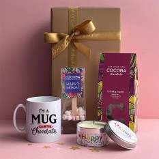 Hampers and Gifts to the UK - Send the Candlelit Cocoa Delights Gift Box