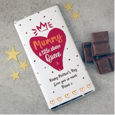 Hampers and Gifts to the UK - Send the Mummy Title Above Queen Chocolate Bar