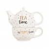 Hampers and Gifts to the UK - Send the Tea Time Tea Pot for Mum