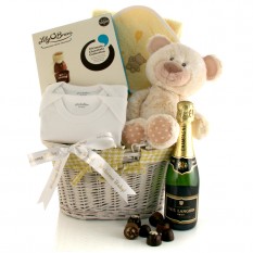 Hampers and Gifts to the UK - Send the New Baby Celebration Gift Basket 