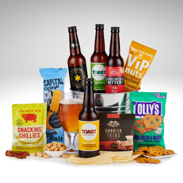Hampers and Gifts to the UK - Send the Beer Cooler and Snacks