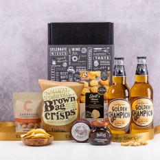 Hampers and Gifts to the UK - Send the The Golden Champion Beer Gift Box 
