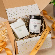 Hampers and Gifts to the UK - Send the New Home Candle Gift Set 