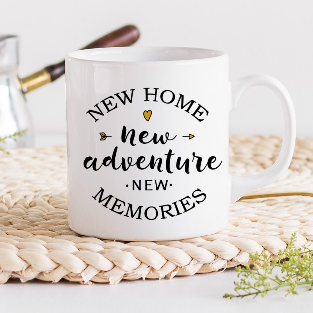 Hampers and Gifts to the UK - Send the New Home New Adventure Mug