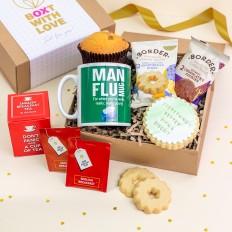 Hampers and Gifts to the UK - Send the Get Well Gift for Him - Man Flu Gift Box 