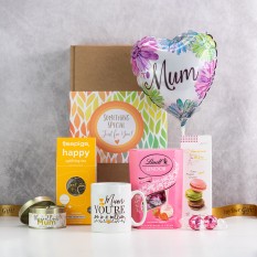 Hampers and Gifts to the UK - Send the Mum In A Million Gift Hamper with Balloon