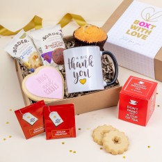Hampers and Gifts to the UK - Send the Thank You Tea and Cookies Gift Box 
