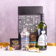 Hampers and Gifts to the UK - Send the Personalised On Your Wedding Day Gift Box