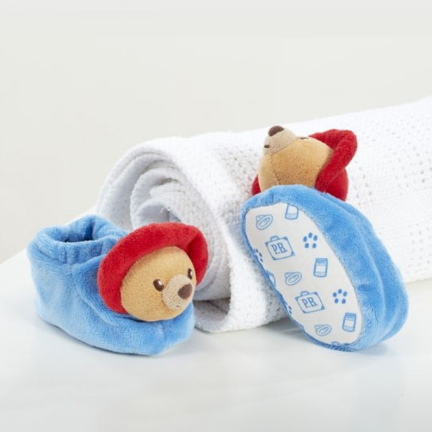 Hampers and Gifts to the UK - Send the Paddington Newborn Slippers