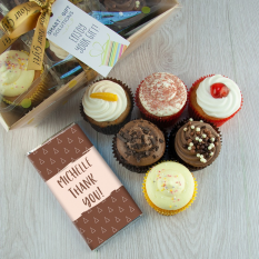 Hampers and Gifts to the UK - Send the Personalised Thank You! Heavenly Cupcakes