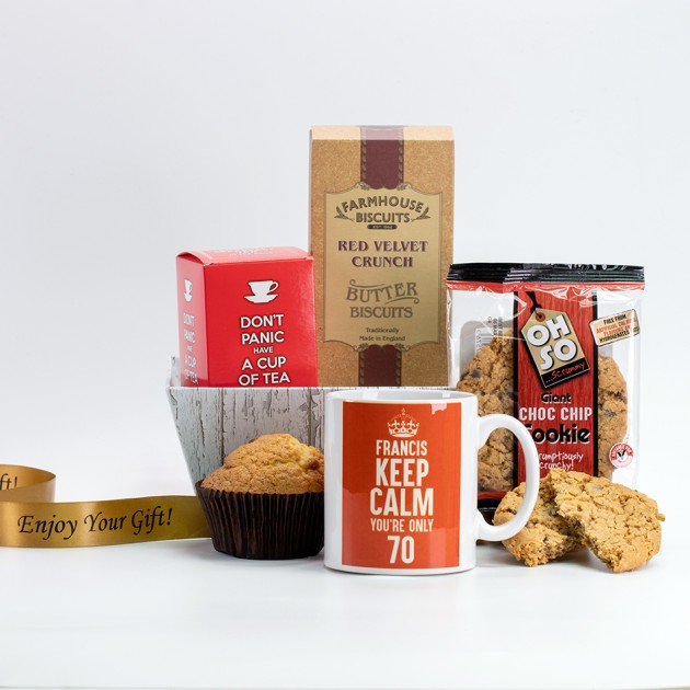 Hampers and Gifts to the UK - Send the Keep Calm Personalised Birthday Hamper