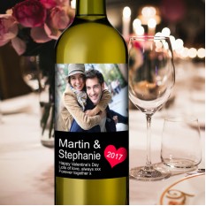 Hampers and Gifts to the UK - Send the Couple's Personalised Wine Gift