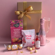 Hampers and Gifts to the UK - Send the Cheers to Gin, Fizz & Sweet Sweets
