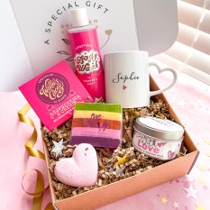 Hampers and Gifts to the UK - Send the Love-Infused Pink Retreat