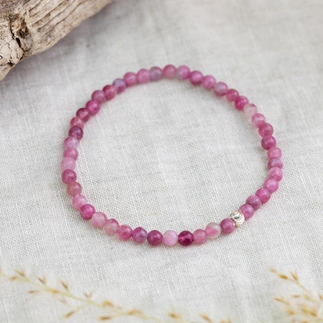 Hampers and Gifts to the UK - Send the Pink Tourmaline Bracelet