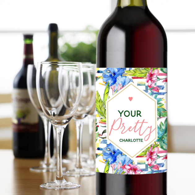 Hampers and Gifts to the UK - Send the You're Pretty Wine Gift