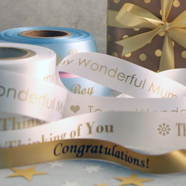 Hampers and Gifts to the UK - Send the Free Printed Ribbon